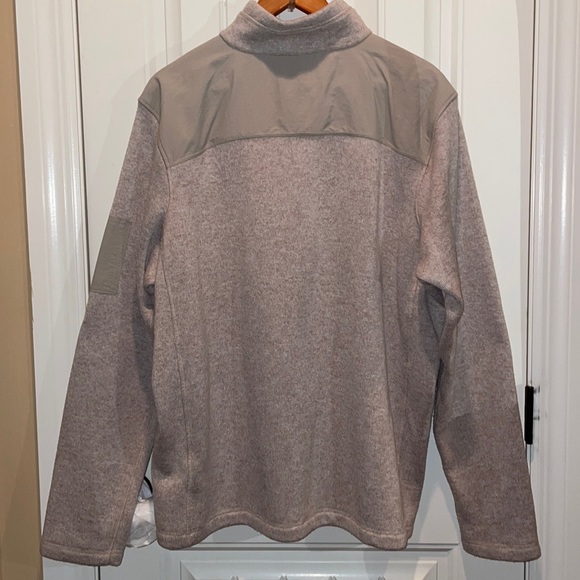 Eddie Bauer MENS XXL HEAVY PULLOVER LONGSleeve Faux Turtleneck with Zip closure - Picture 3 of 15